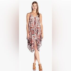 Altar’d State Southwest Printed Sleeveless Handkerchief Dress Sz Medium